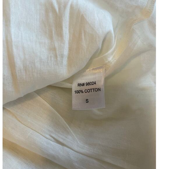 House of Harlow 1960 Ruffle Cottage Core White Eyelet Tiered Mini Skirt Small - Picture 8 of 11